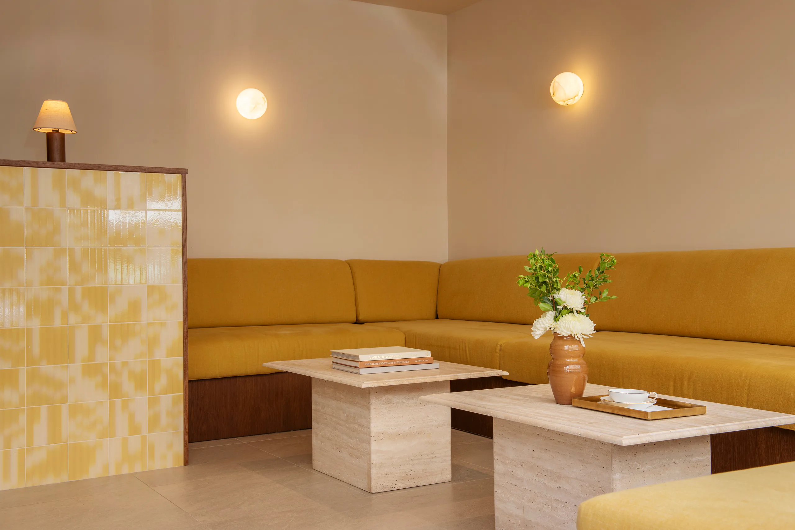 Sala de espera de El Salón, peluquería y estética en Palma